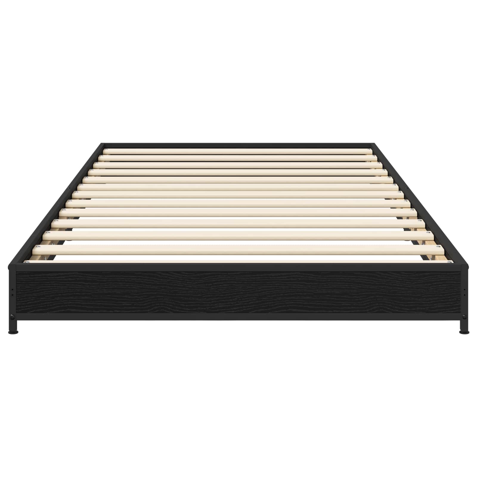 Struttura del letto Rovere Nero 80 x 200 cm | homemem39