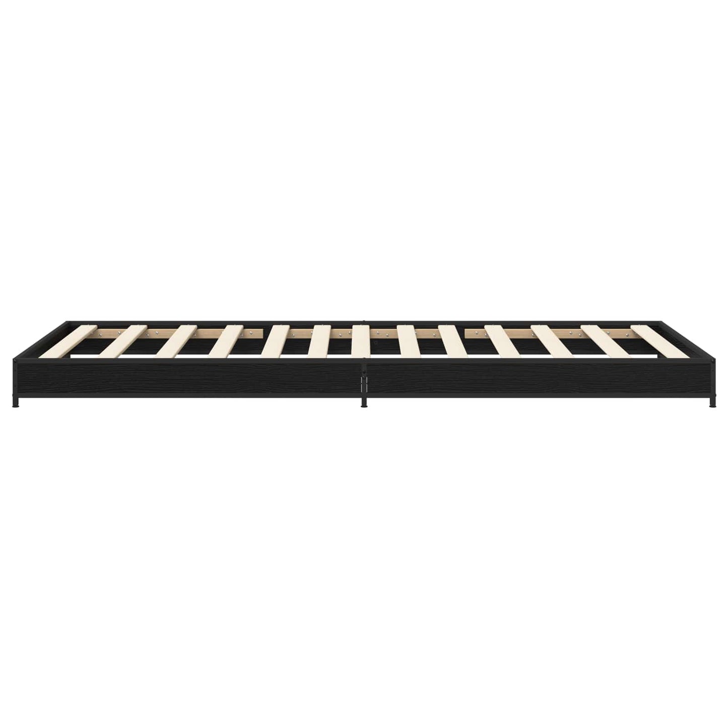 Struttura del letto Rovere Nero 80 x 200 cm | homemem39