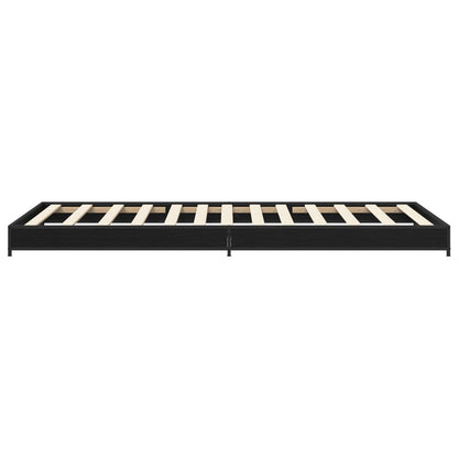 Struttura del letto Rovere Nero 80 x 200 cm | homemem39