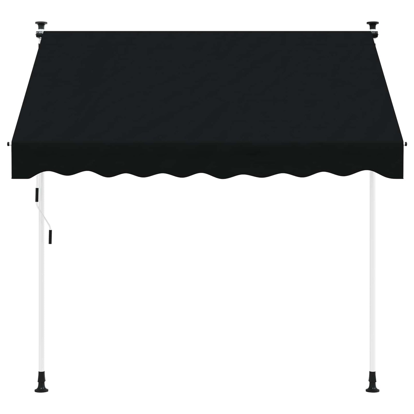 Tenda retrattile manuale Nero 100 cm | homemem39