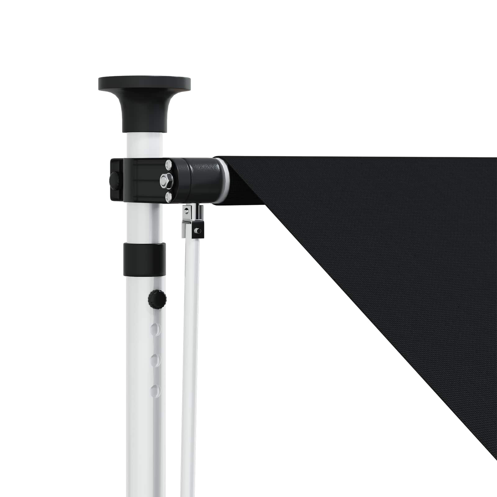 Tenda retrattile manuale Nero 350 cm | homemem39