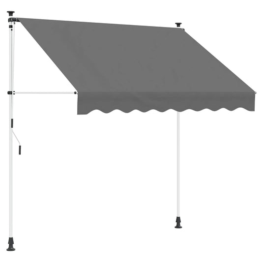 Tenda retrattile manuale Grigio Chiaro 250 cm | homemem39