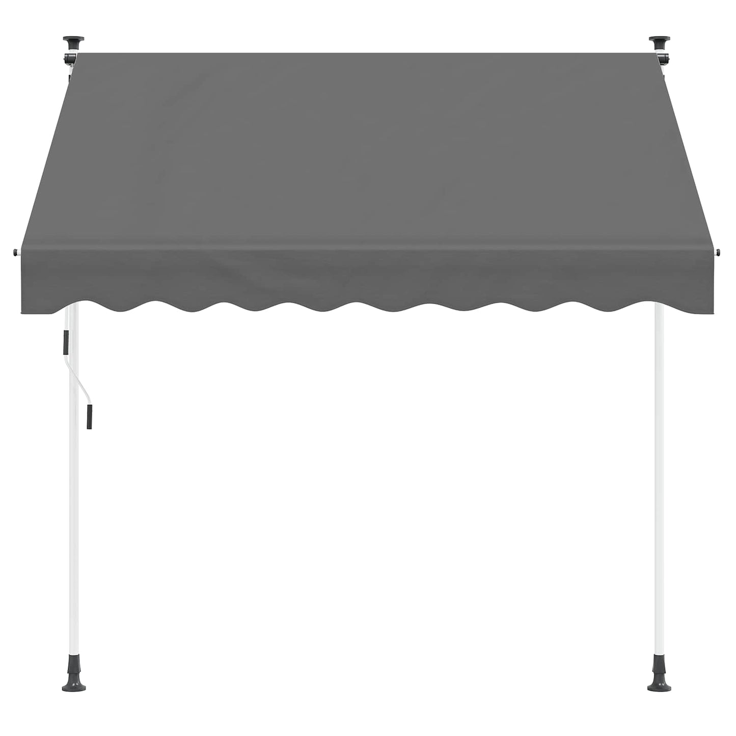 Tenda retrattile manuale Grigio Chiaro 250 cm | homemem39