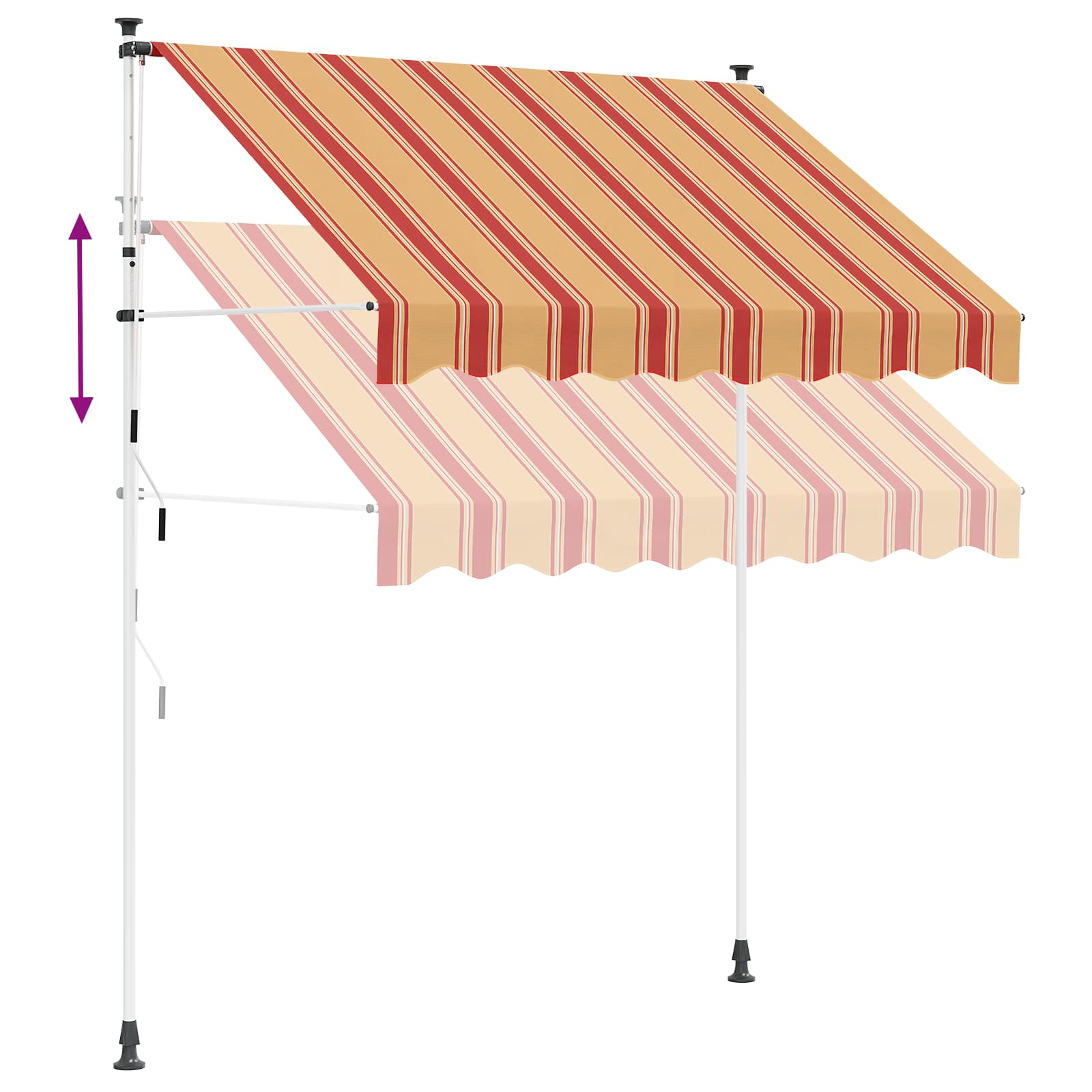 Tenda retrattile manuale Multicolore 350 x 115 x 300 cm | homemem39