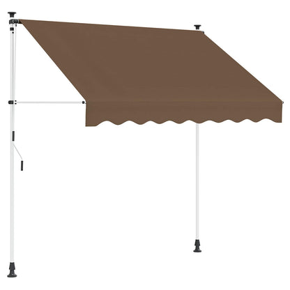 Tenda retrattile manuale Tortora 150 cm
