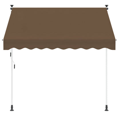 Tenda retrattile manuale Tortora 150 cm