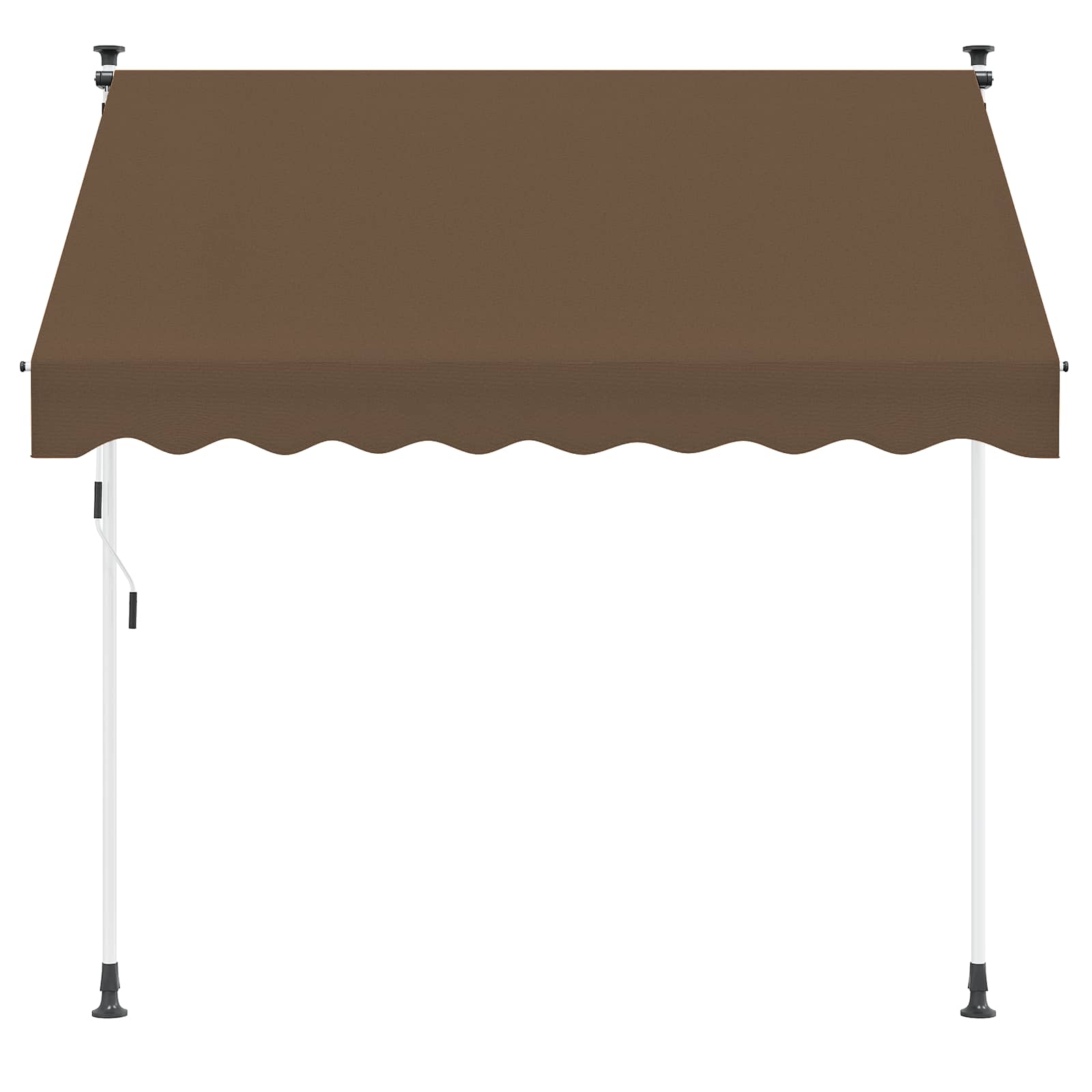 Tenda retrattile manuale Tortora 350 cm | homemem39