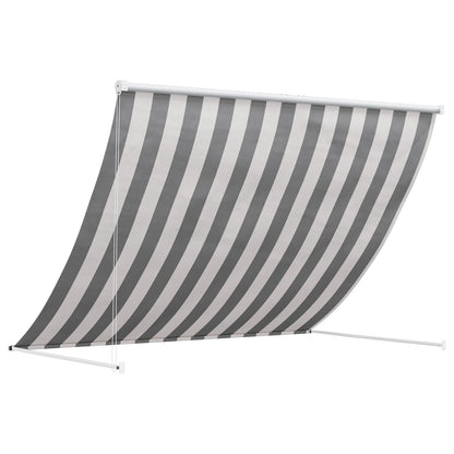 Tenda da Sole Antracite e Bianco 100 x 150 cm | homemem39