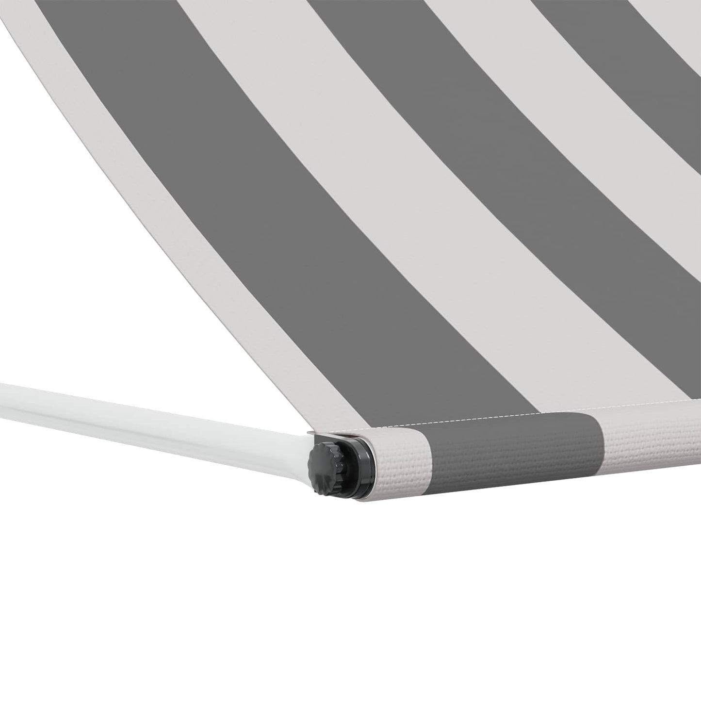 Tenda da Sole Antracite e Bianco 150 x 150 cm | homemem39