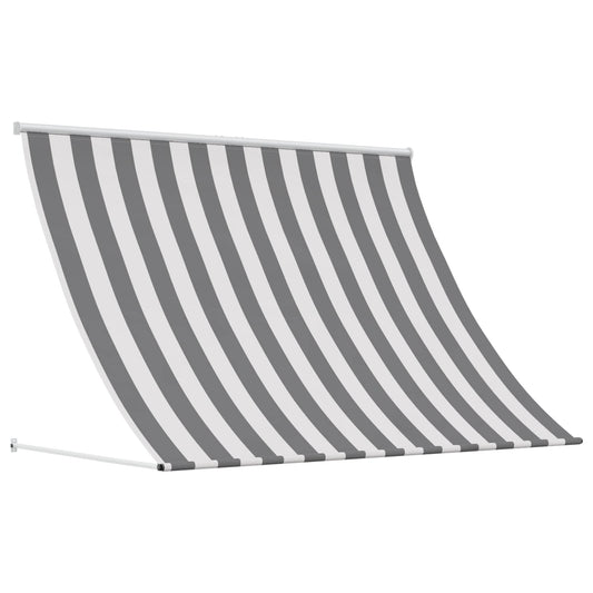 Tenda da Sole Antracite e Bianco 300 x 150 cm | homemem39