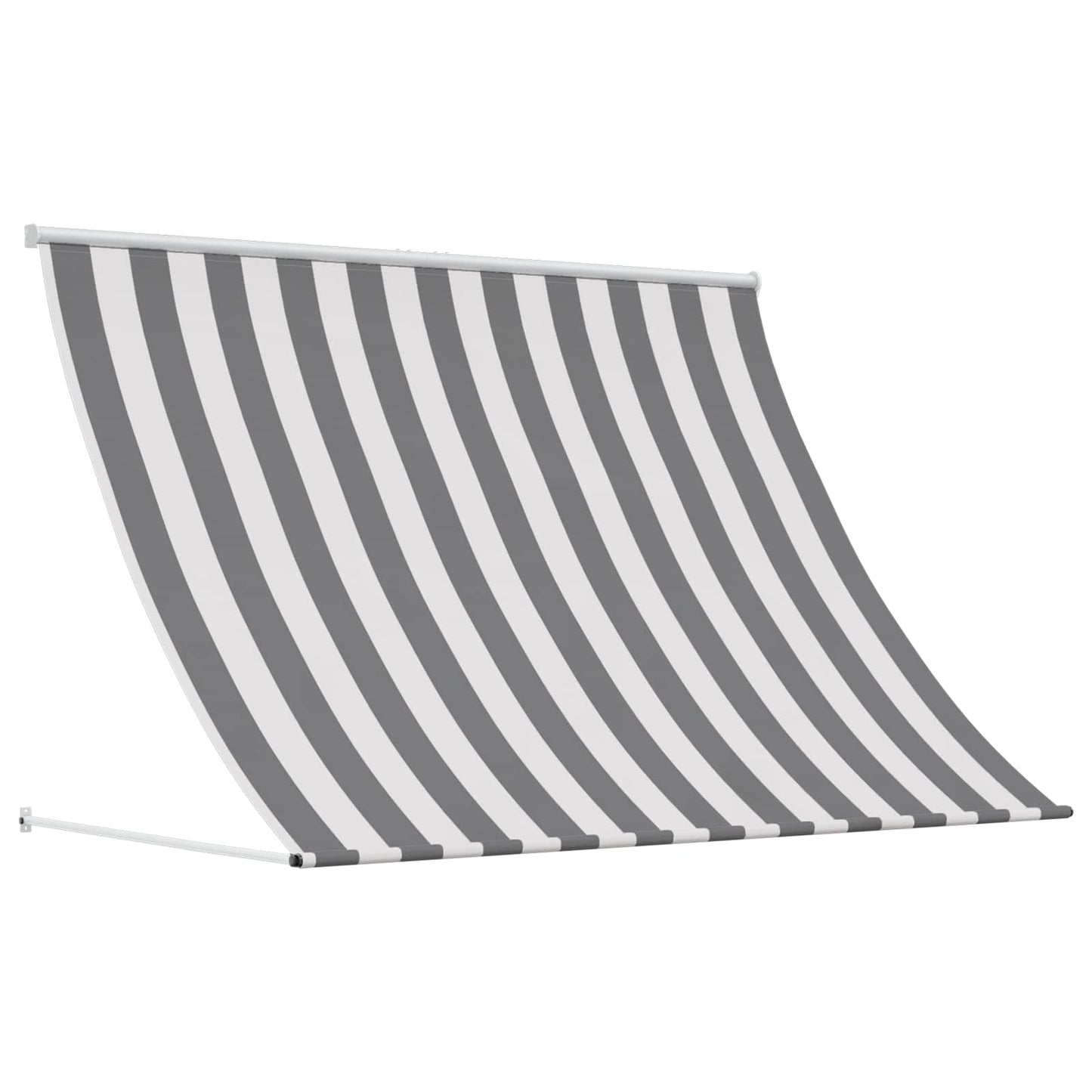 Tenda da Sole Antracite e Bianco 350 x 150 cm | homemem39