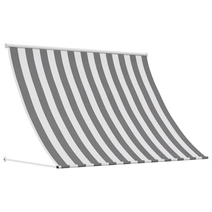Tenda da Sole Antracite e Bianco 350 x 150 cm | homemem39