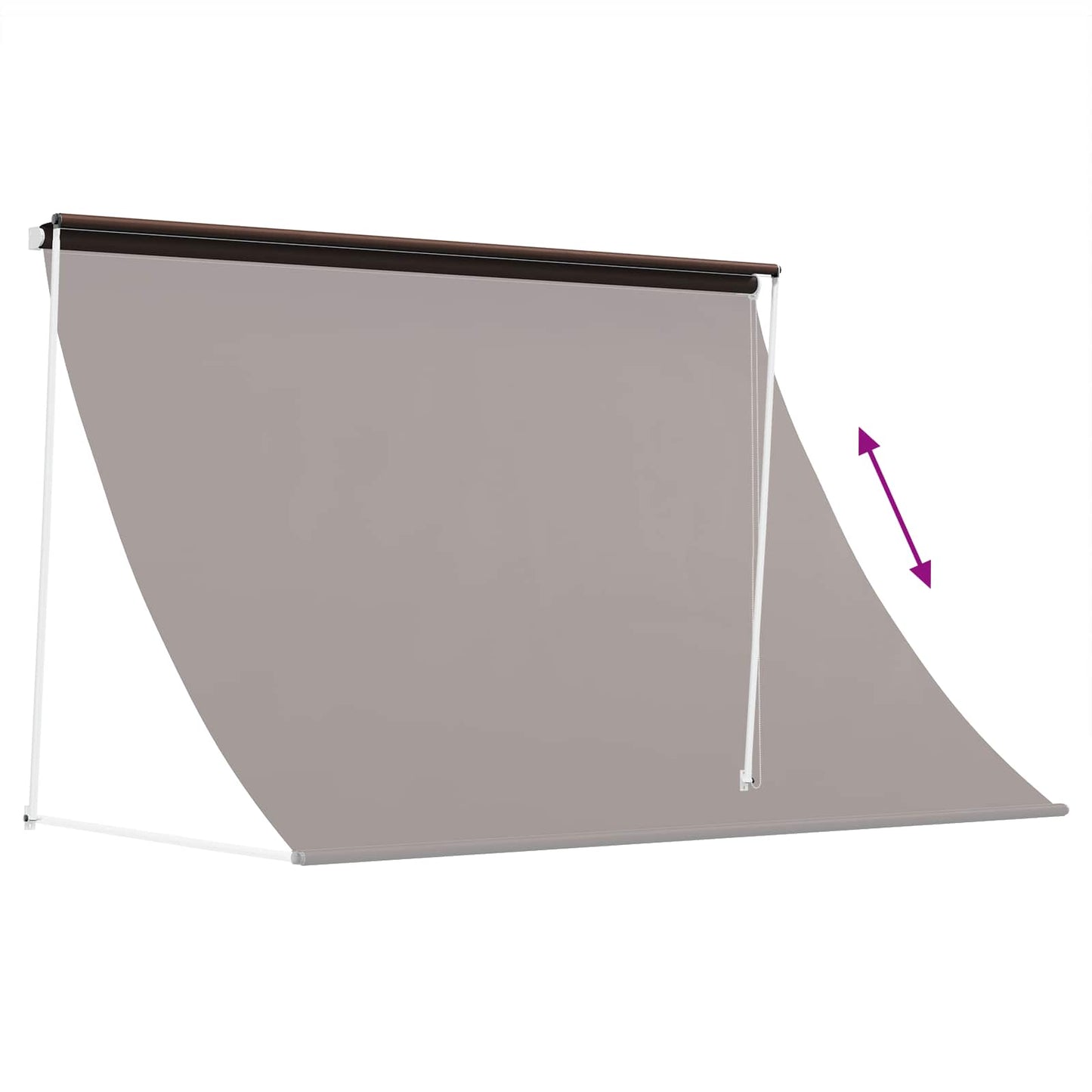 Tenda da Sole Marrone 150 x 150 cm | homemem39