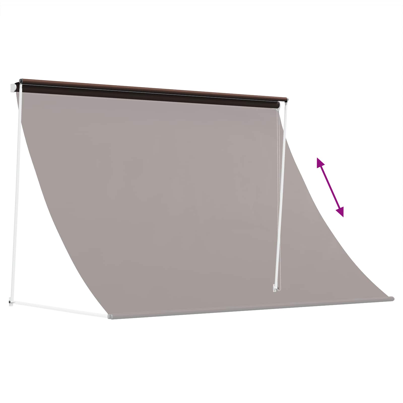 Tenda da Sole Marrone 200 x 150 cm | homemem39