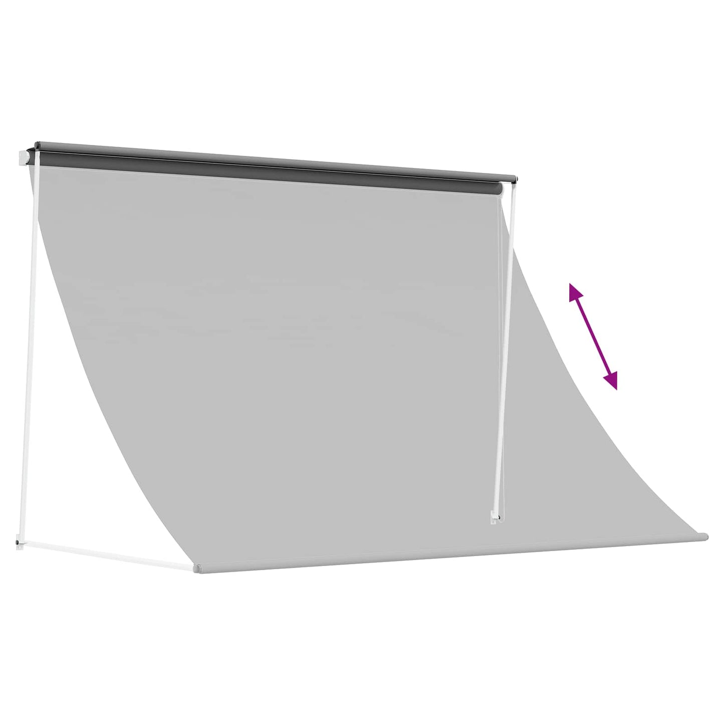Tenda da Sole Grigio Chiaro 400 x 150 cm | homemem39