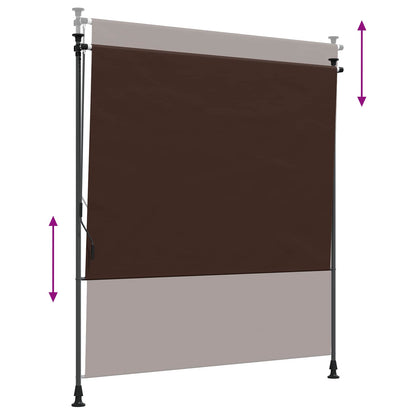 Tenda a Rullo Esterna Marrone 200 x 270 cm | homemem39