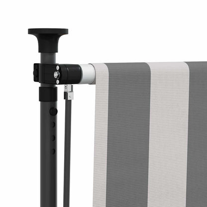 Tenda a Rullo Esterna Antracite e Bianco 100 x 270 cm | homemem39