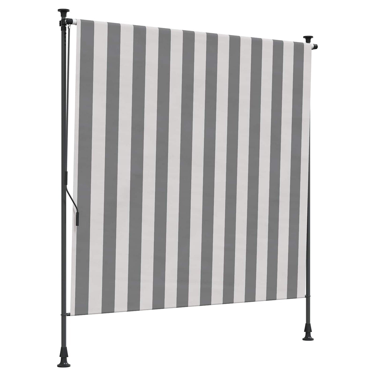 Tenda a Rullo Esterna Antracite e Bianco 100 x 270 cm | homemem39