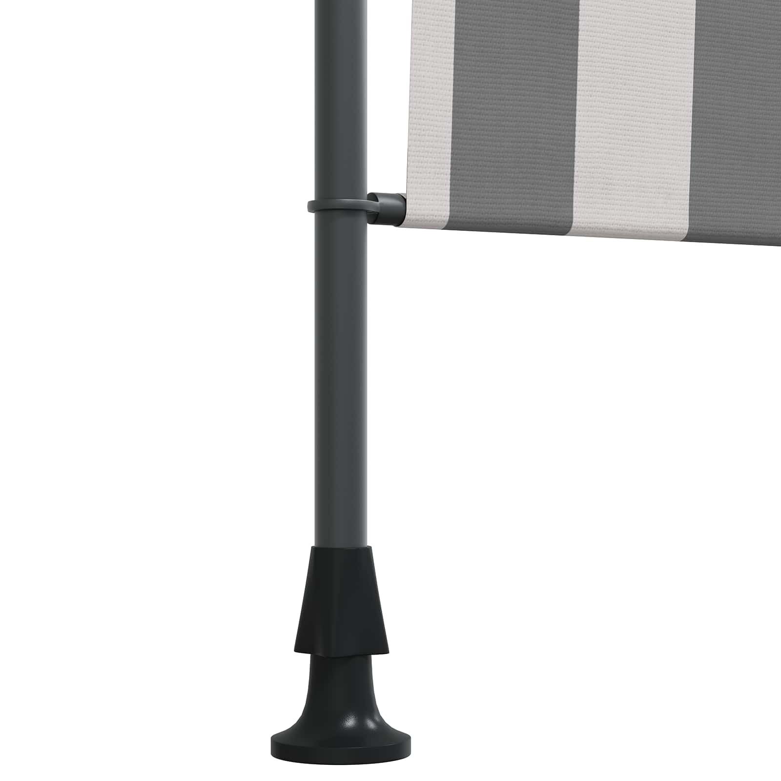Tenda a Rullo Esterna Antracite e Bianco 120 x 270 cm | homemem39