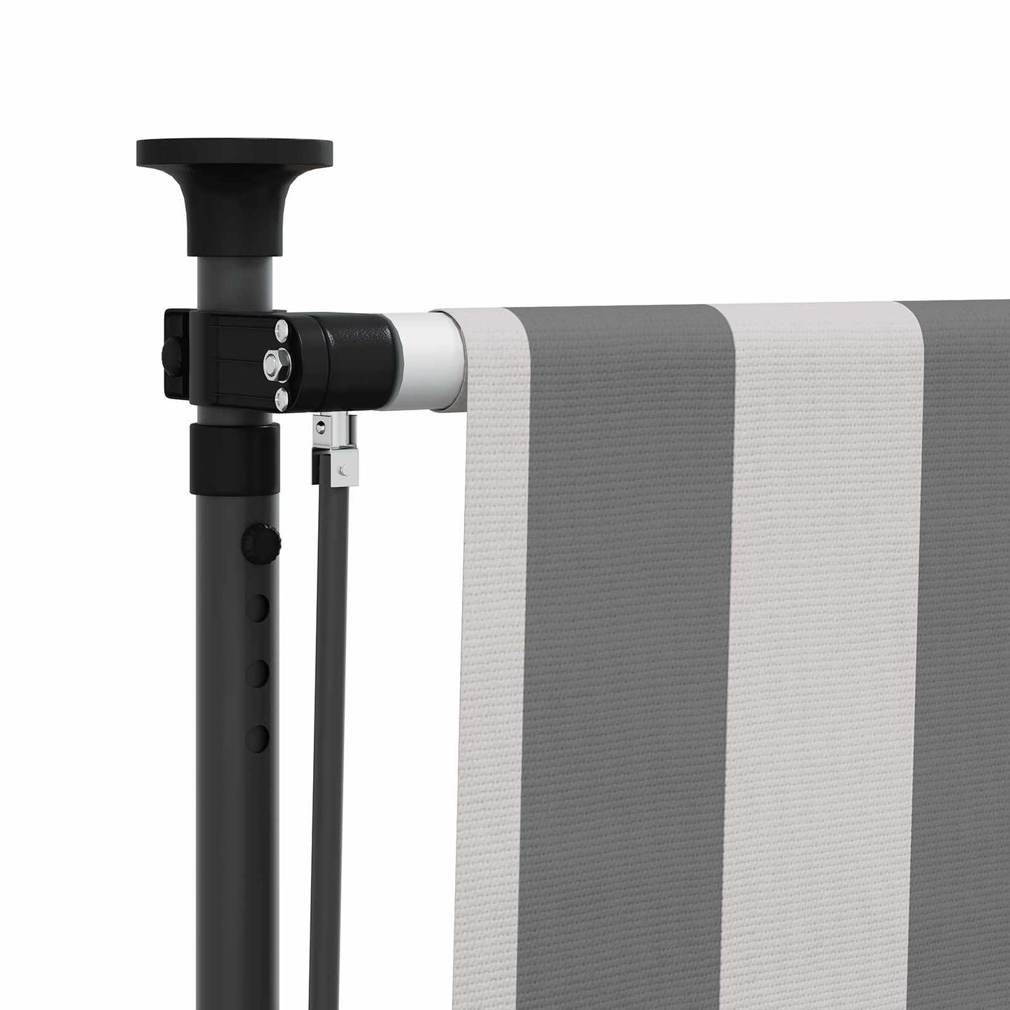 Tenda a Rullo Esterna Antracite e Bianco 200 x 270 cm | homemem39