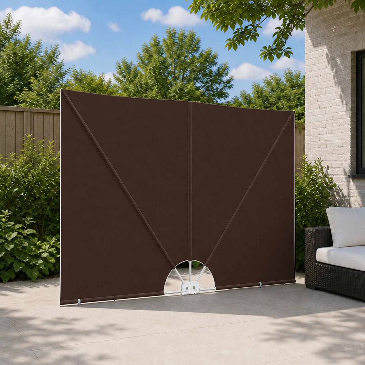 Balcony Privacy Screen Rettangolare 200 x 300 cm Poliestere