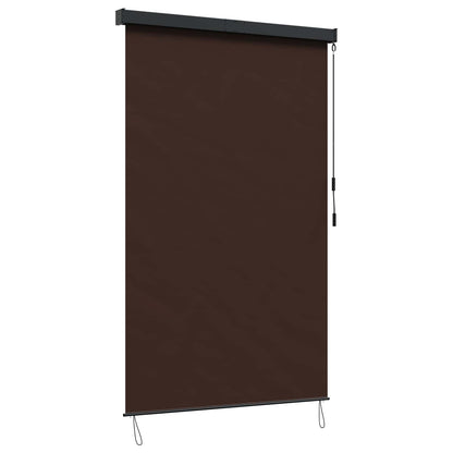 Tenda a rullo Marrone 180 x 250 cm Tessuto e Alluminio
