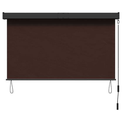 Tenda a rullo Marrone 180 x 250 cm Tessuto e Alluminio