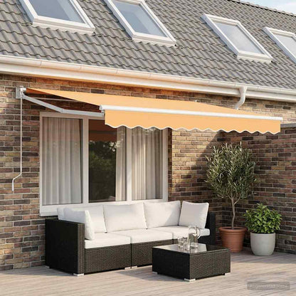 Telo di ricambio per tenda da sole Sabbia 4 x 2 m Poliestere | homemem39