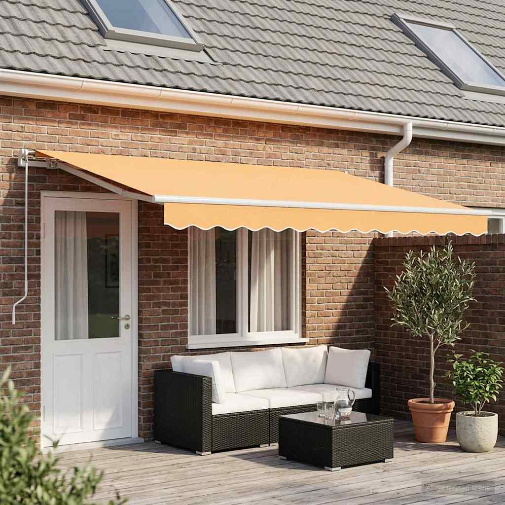Telo di ricambio per tenda da sole Sabbia 6 x 3 m Poliestere | homemem39