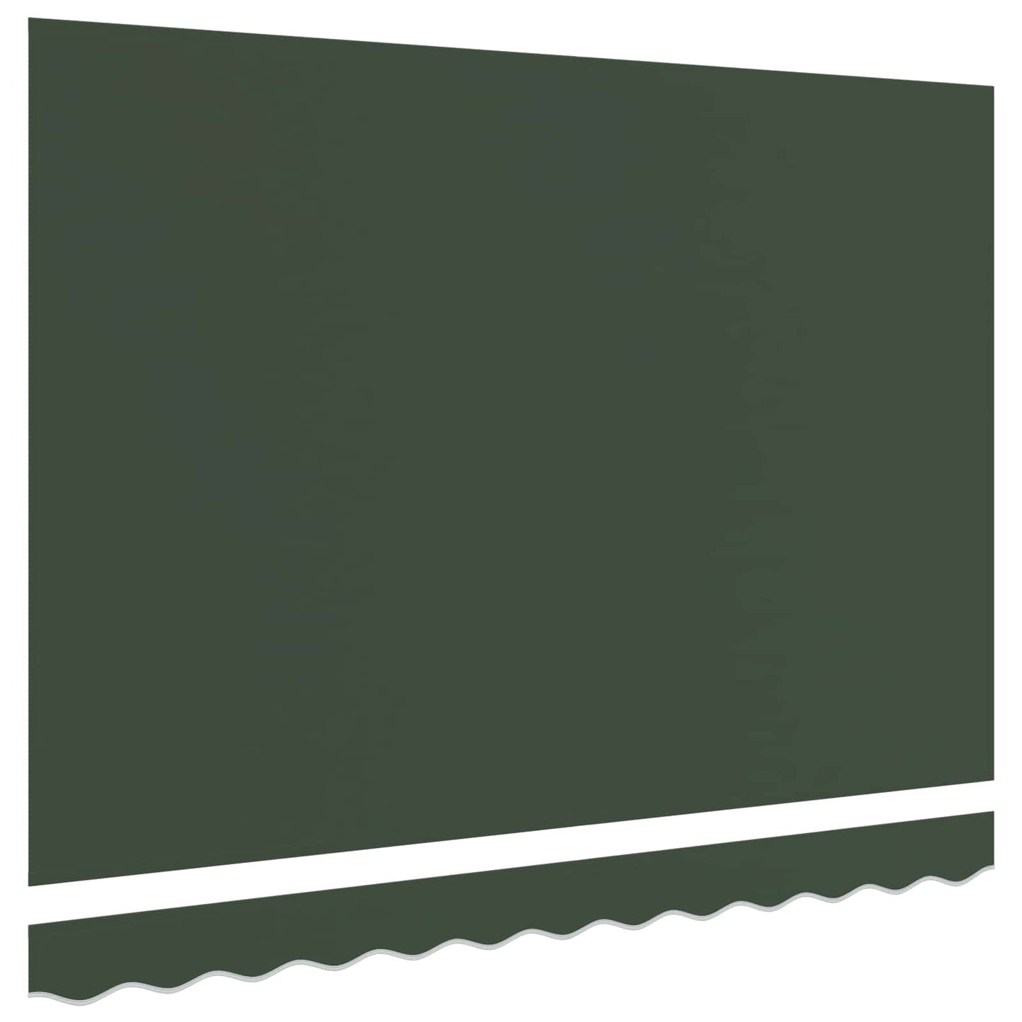 Telo di ricambio per tenda da sole Verde Scuro 581 x 295 cm | homemem39