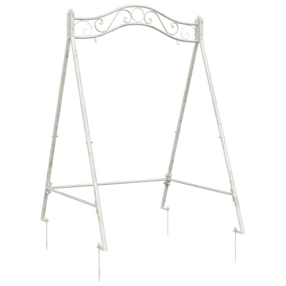 Telaio per Altalena Bianco Antico 113 x 121,5 x 168 cm Acciaio | homemem39