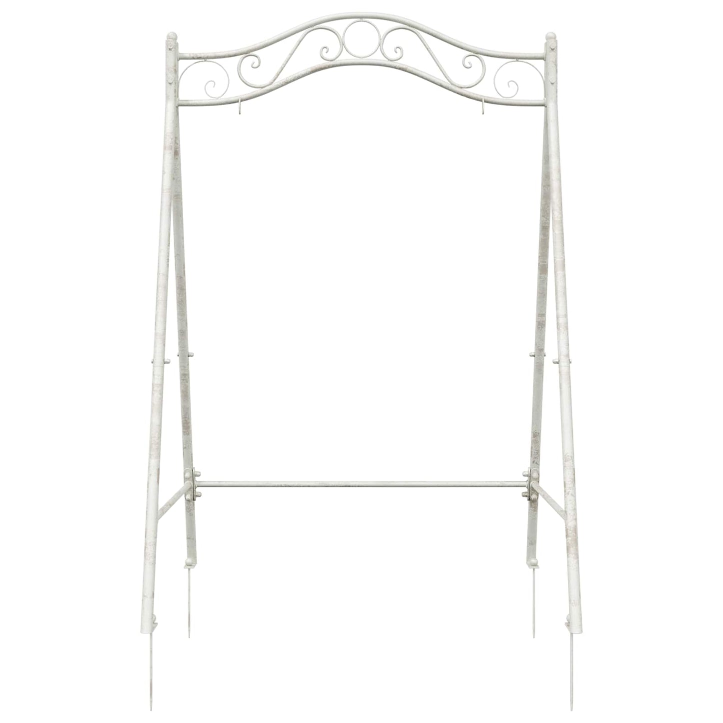 Telaio per Altalena Bianco Antico 113 x 121,5 x 168 cm Acciaio | homemem39