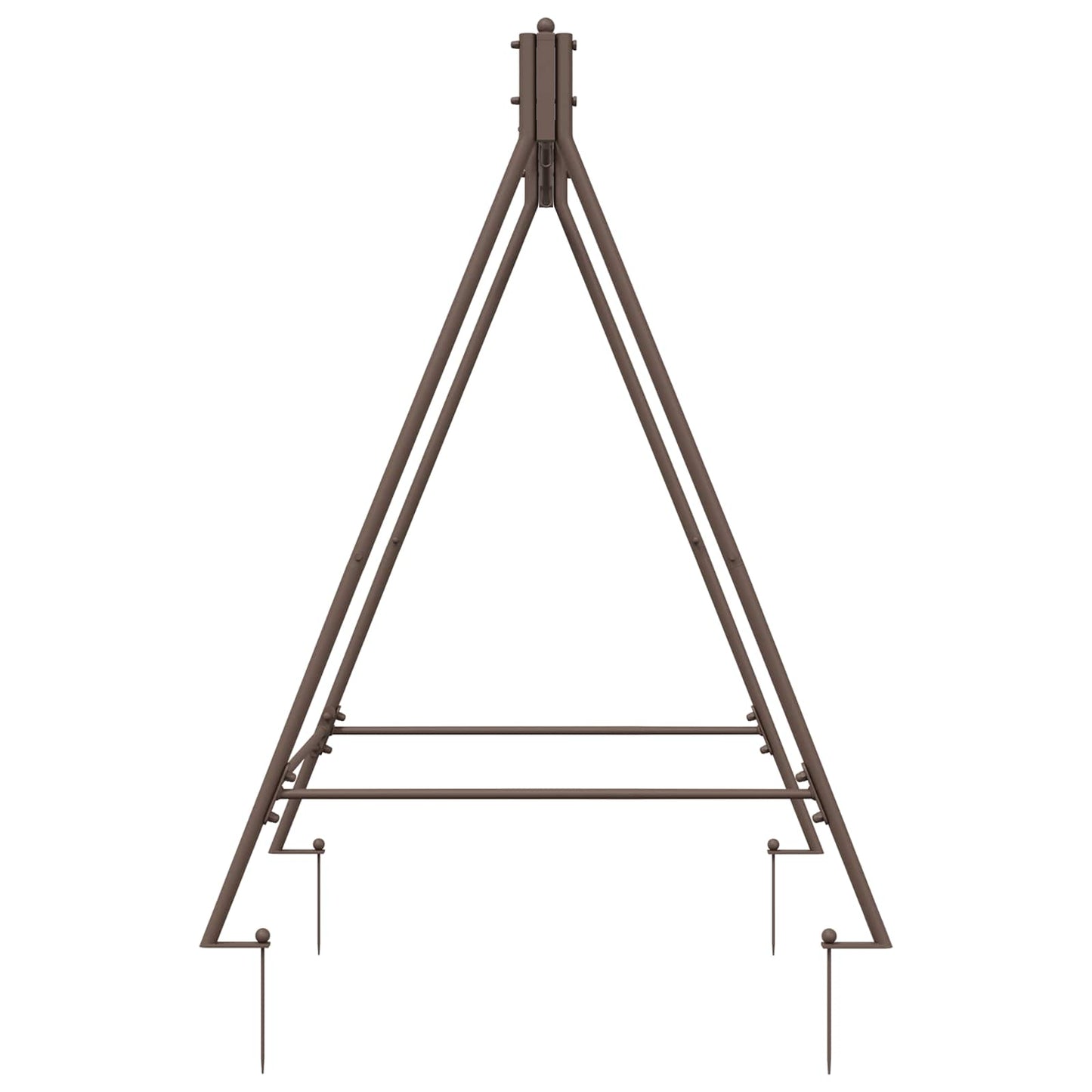 Telaio per Altalena Marrone Antico 113 x 121,5 x 168 cm Acciaio | homemem39