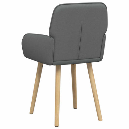 Sedie da pranzo 2 pcs Tessuto Grigio Scuro 56,5 x 50 x 87,5 cm | homemem39