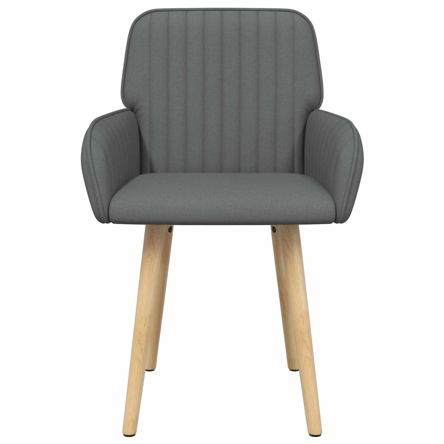 Sedie da pranzo 2 pcs Tessuto Grigio Scuro 56,5 x 50 x 87,5 cm | homemem39