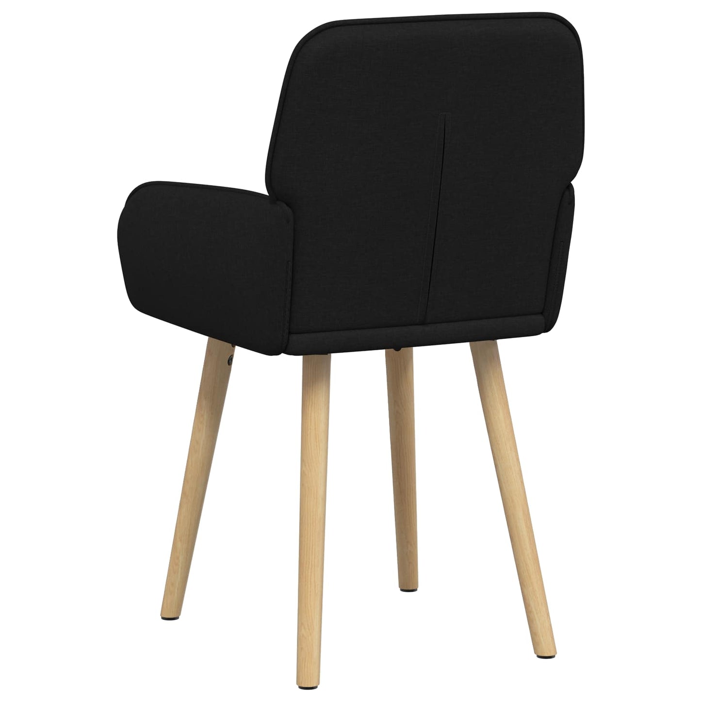 Sedie da pranzo 2 pcs Tessuto Nero 56,5 x 50 x 87,5 cm | homemem39