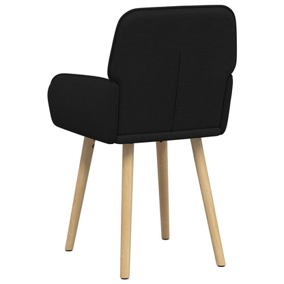 Sedie da pranzo 2 pcs Tessuto Nero 56,5 x 50 x 87,5 cm | homemem39