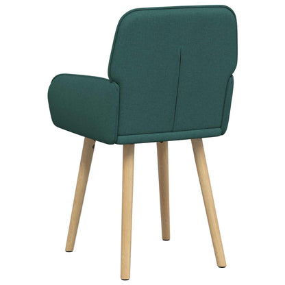 Sedie da pranzo 2 pcs Tessuto Verde Scuro 56,5 x 50 x 87,5 cm | homemem39