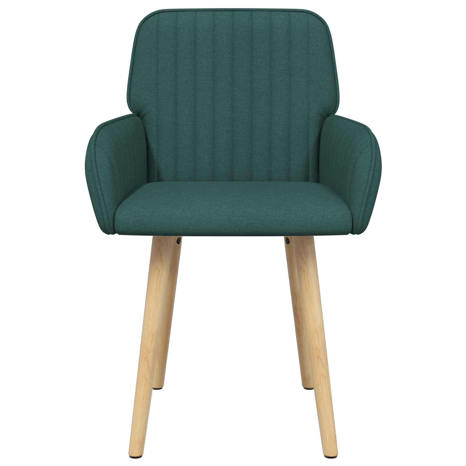Sedie da pranzo 2 pcs Tessuto Verde Scuro 56,5 x 50 x 87,5 cm | homemem39