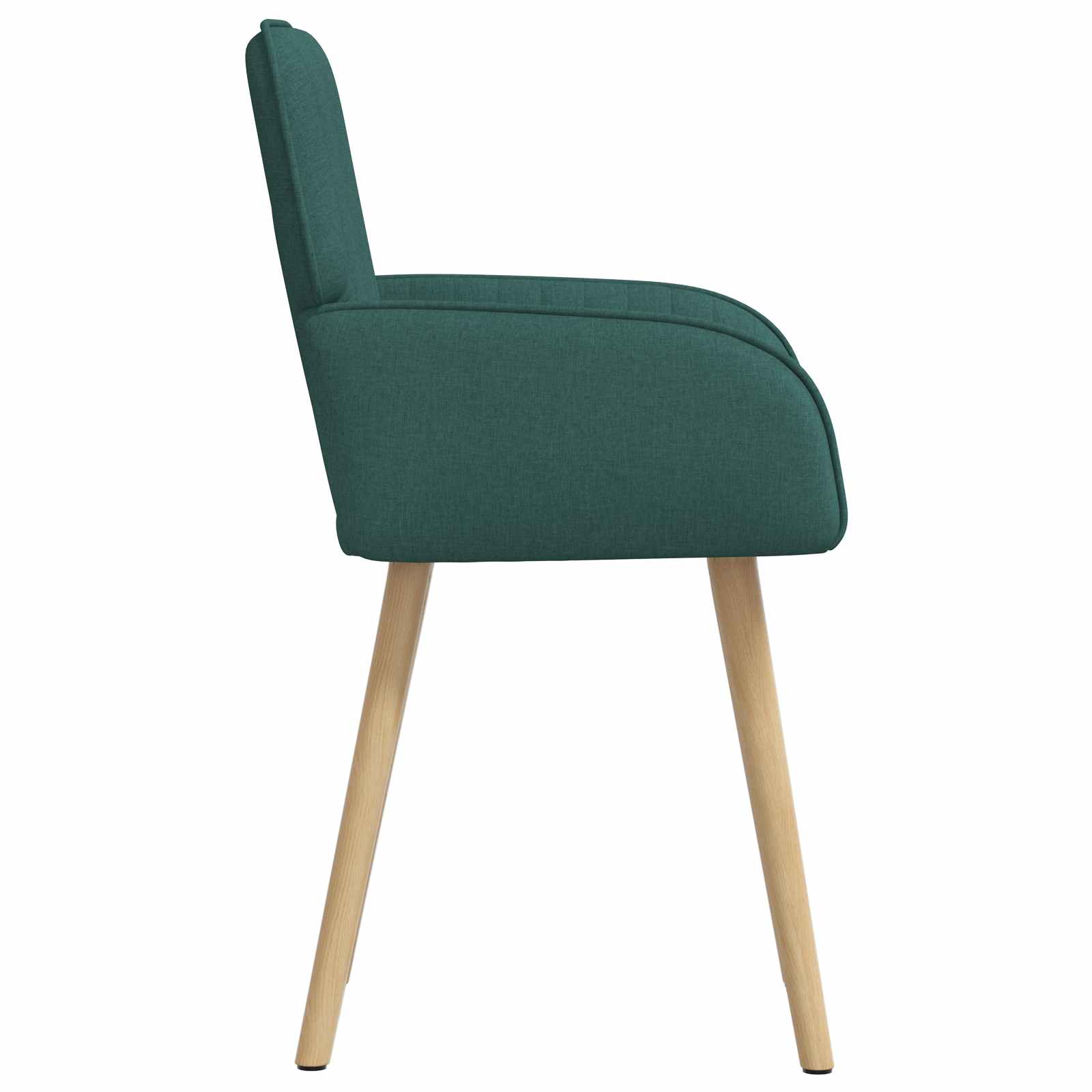 Sedie da pranzo 2 pcs Tessuto Verde Scuro 56,5 x 50 x 87,5 cm | homemem39