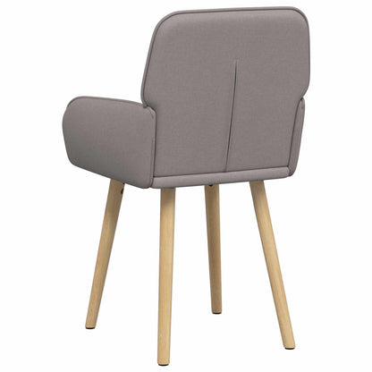 Sedie da pranzo 2 pcs Tessuto Tortora 56,5 x 50 x 87,5 cm | homemem39