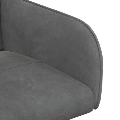 Sedie da pranzo 2 pcs Velluto Grigio Scuro 59 x 56,5 x 86 cm | homemem39