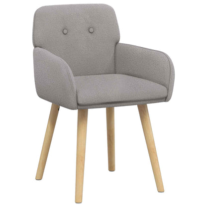Sedie da pranzo 2 pcs Bouclé Grigio Chiaro 59 x 57 x 85 cm | homemem39
