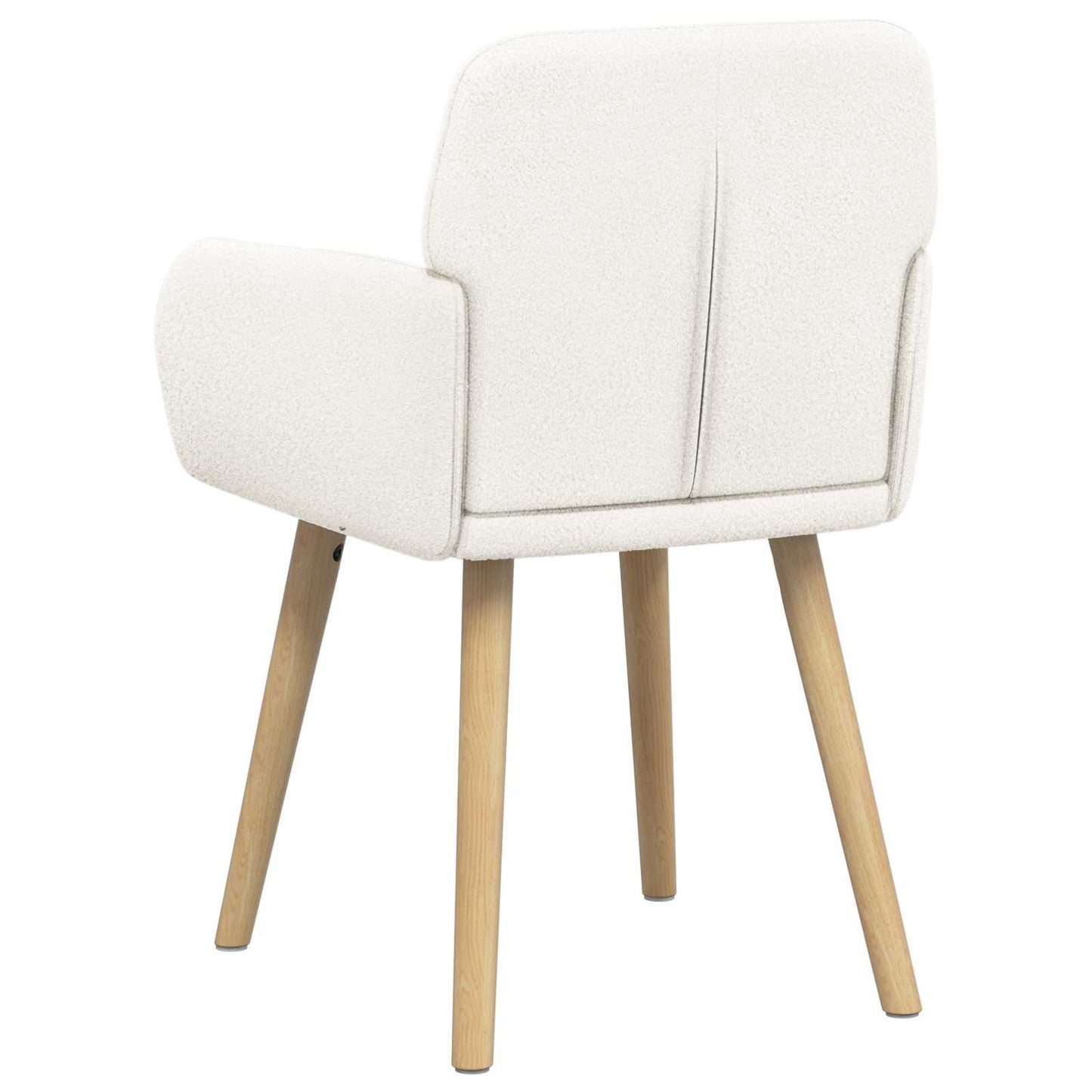 Sedie da pranzo 2 pcs Bouclé Crema 59 x 57 x 85 cm | homemem39