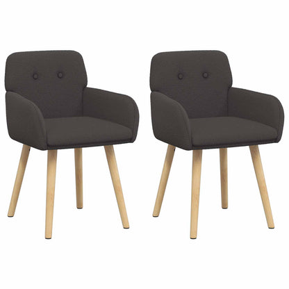 Sedie da pranzo 2 pcs Bouclé Grigio Scuro 59 x 57 x 85 cm | homemem39