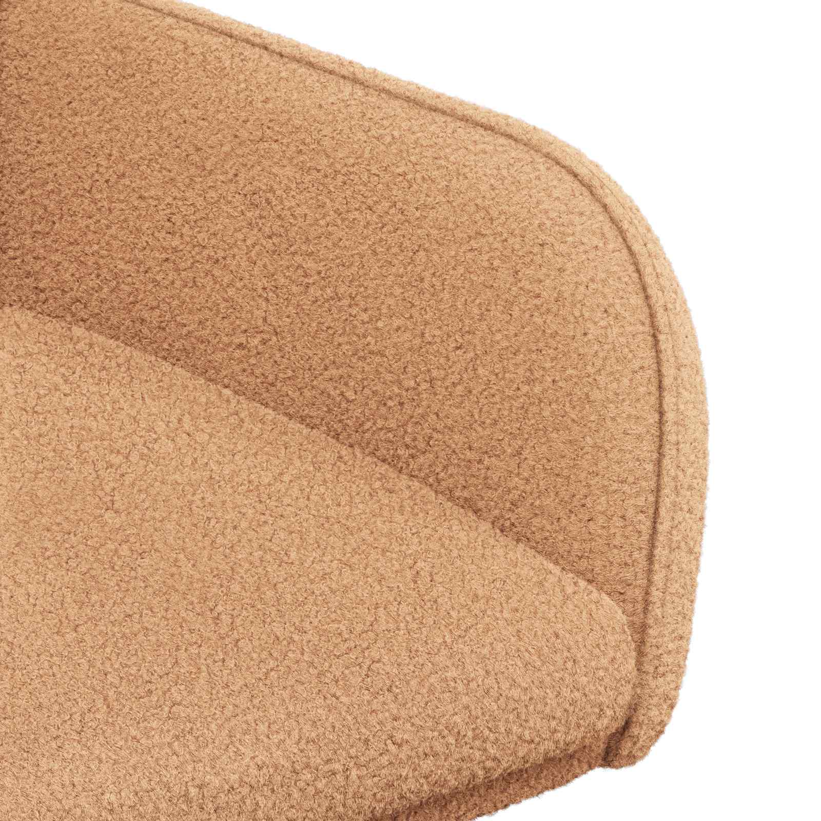 Sedie da pranzo 2 pcs Bouclé Beige 59 x 57 x 85 cm | homemem39