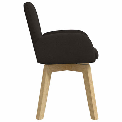 Sedie da pranzo girevoli 2 pcs Bouclé Nero 54 x 58 x 87 cm | homemem39