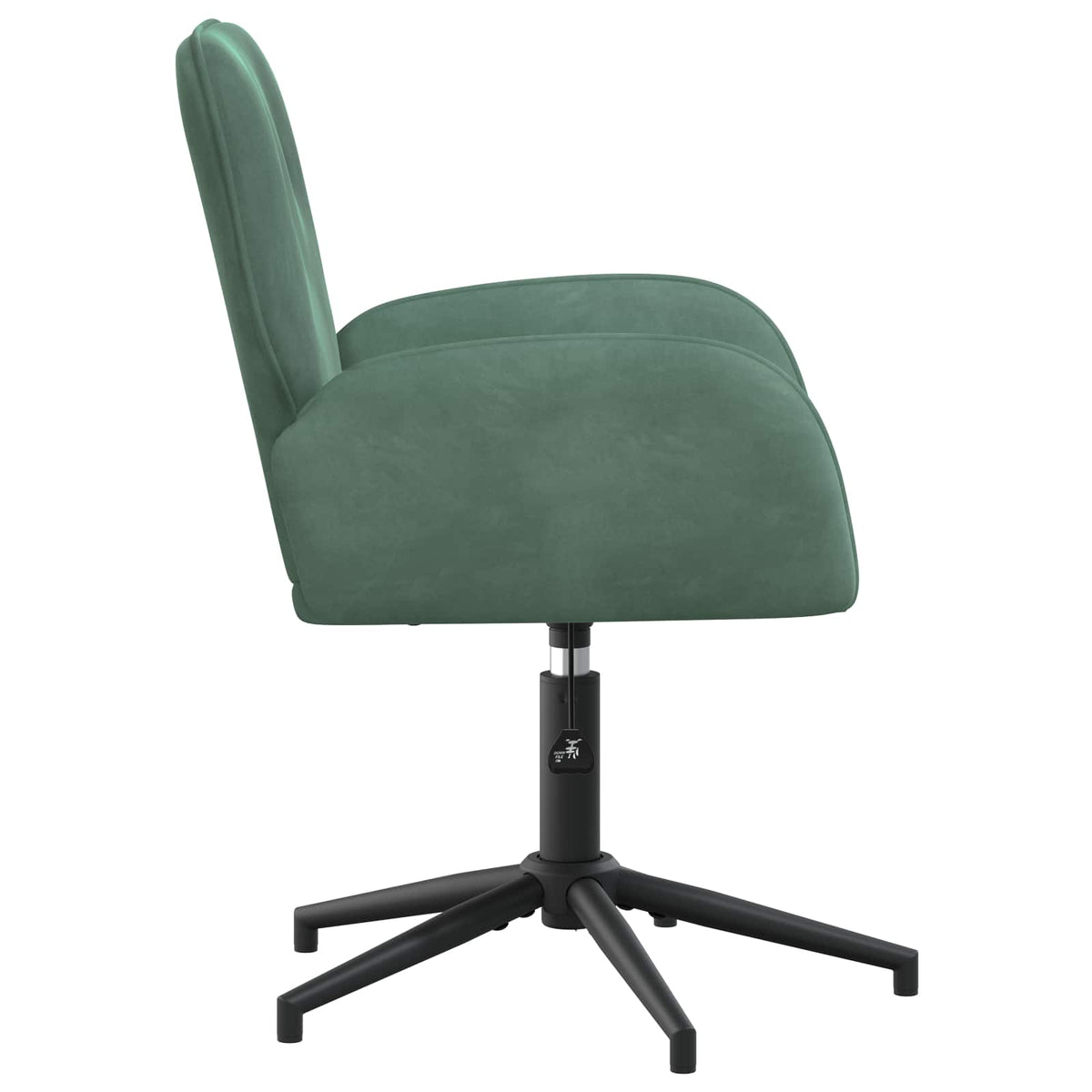 Sedia da scrivania girevole Velluto 54 x 55 x 90 cm Verde Mare | homemem39