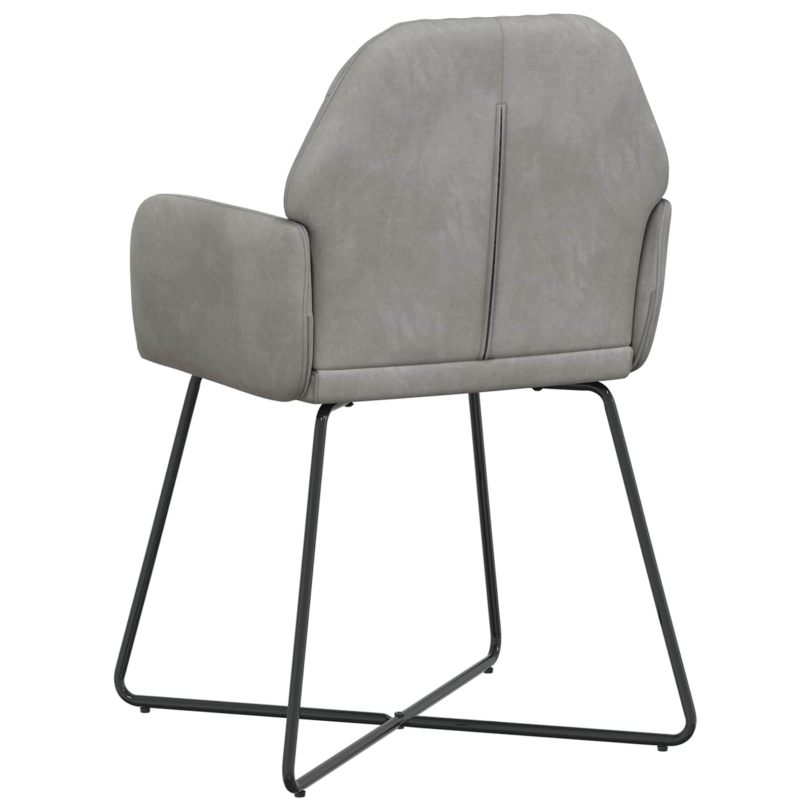 Sedie da pranzo 2 pcs Velluto Grigio Chiaro 55 x 50 x 84 cm | homemem39