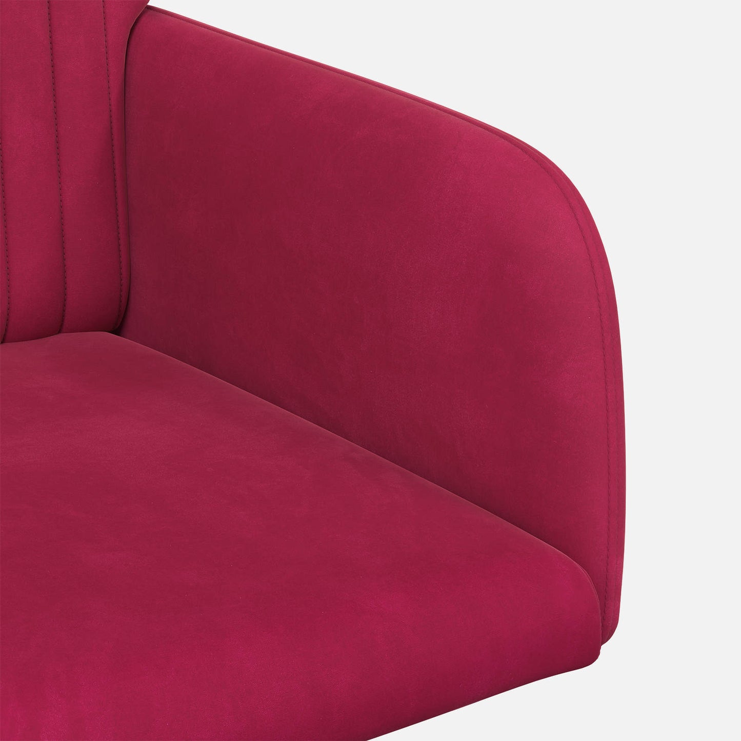 Sedie da pranzo 2 pcs Velluto Rosso Vino 55 x 50 x 84 cm | homemem39